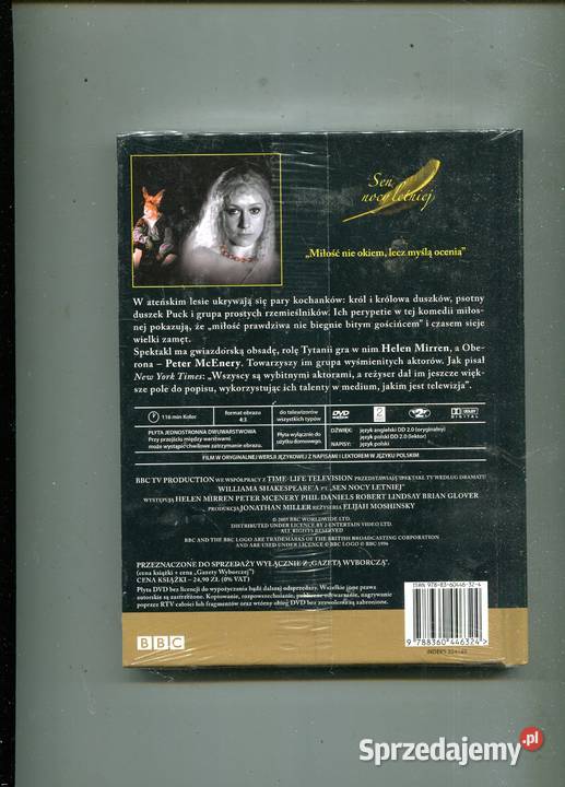 Sen nocy letniej Płyta DVD 1 płyta Szczecin