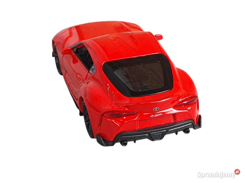 Model samochodu Toyota Supra Welly 134 czerwony śląskie Cieszyn sprzedam