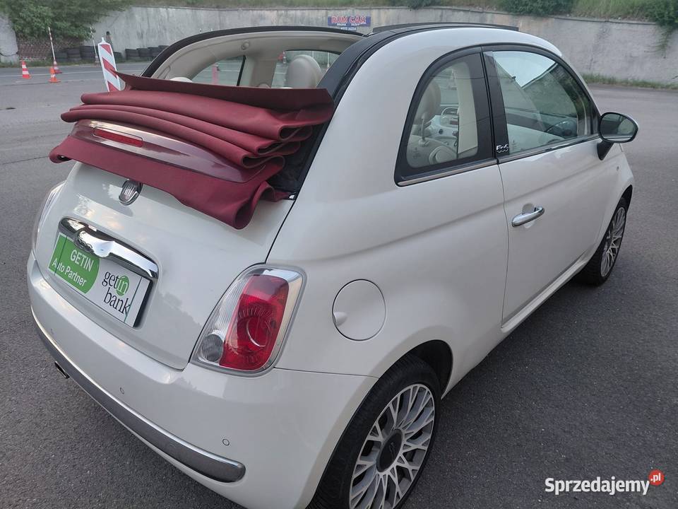 FIAT 500C LOUNGE 2011r 101 Przeb100 Cabrio Jelenia Góra