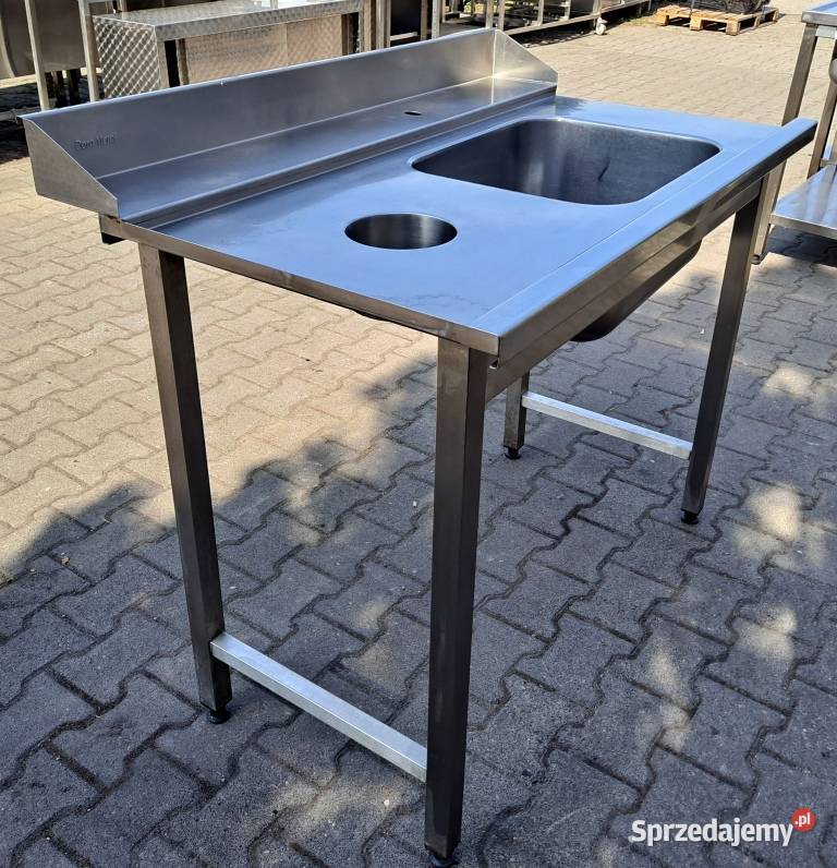 ZLEW 1 KOM Z OTWOREM NA ODPADY DORA METAL Nowe Skalmierzyce