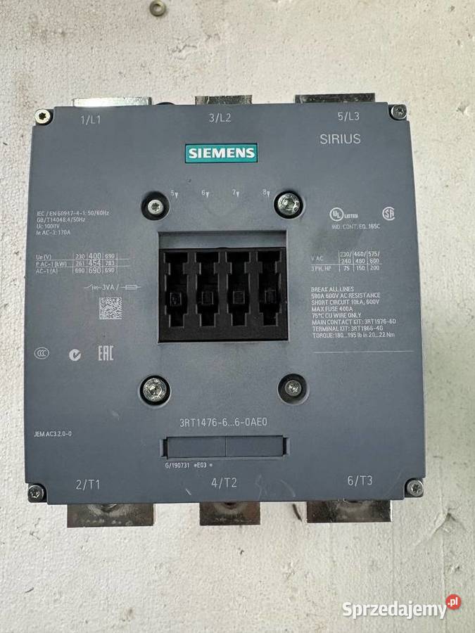 Stycznik mocy SIEMENS 3TK56 Złocieniec sprzedam