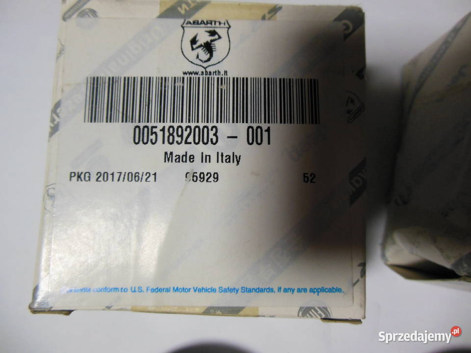 51892003 Kołpak dekielek felgi Fiat Abarth 500 Kozy