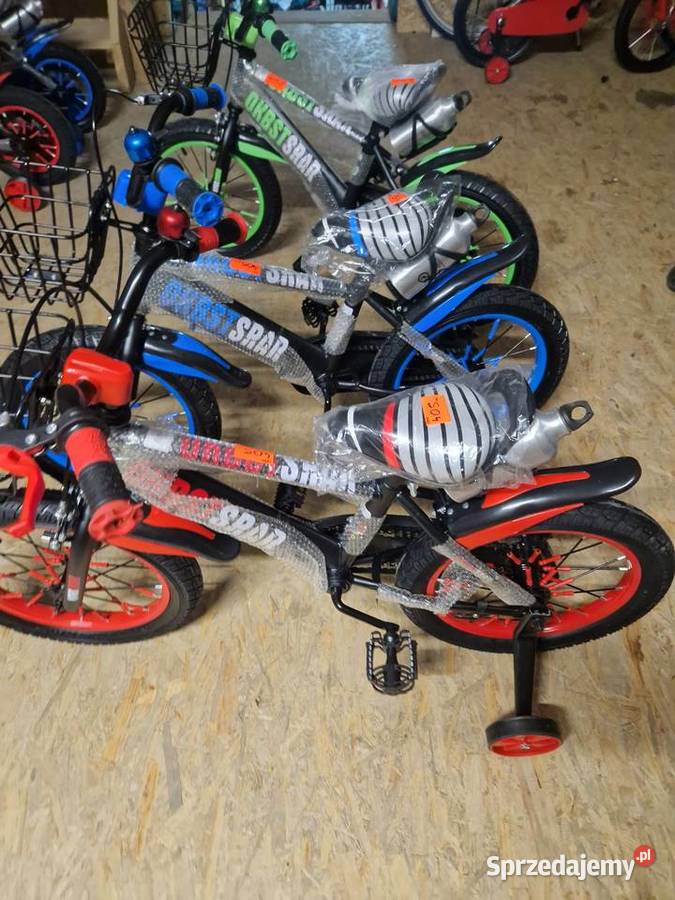 Rowerek 16 niebiesko zielony czerwony Okbstsrar Głogowa