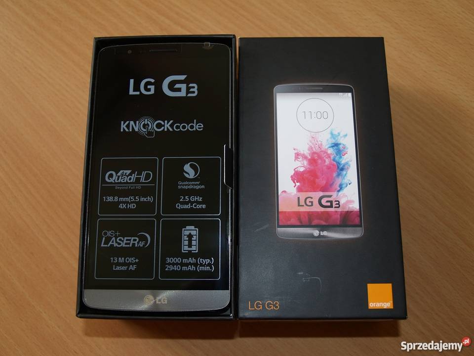 LGG3 D855 TITAN NOWKA orange LG Bytom sprzedam