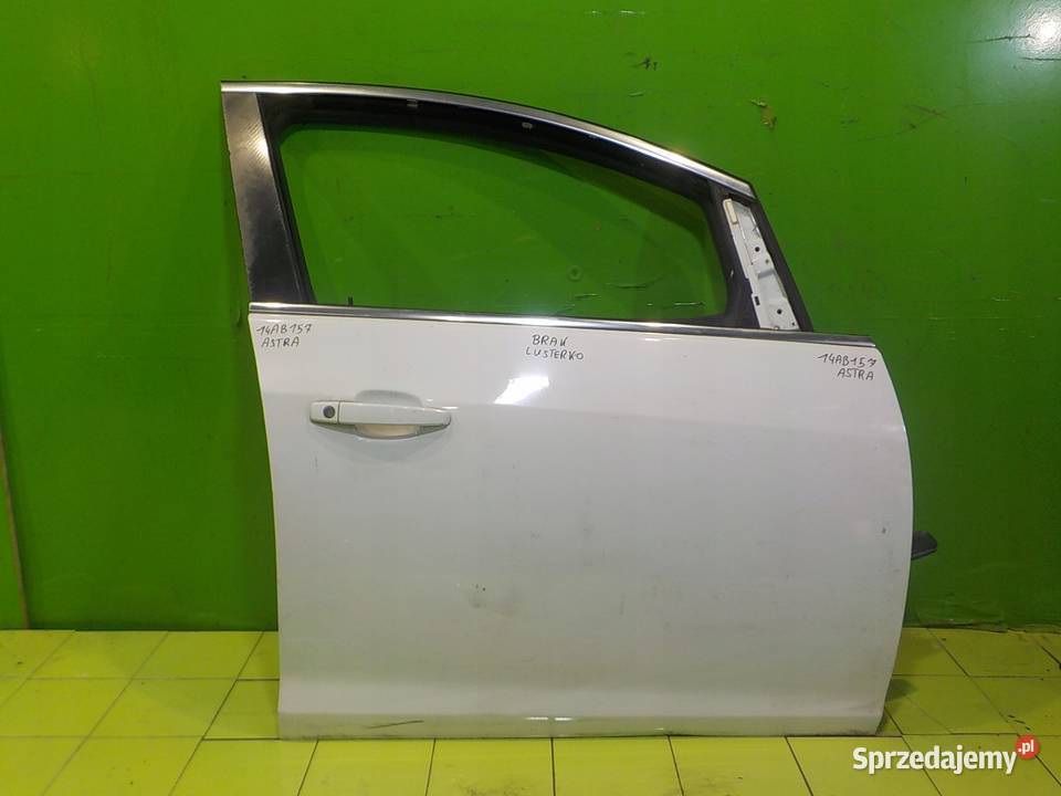 OPEL ASTRA IV J LIFT 15r HB 5D drzwi prawe przod osobowe Suków