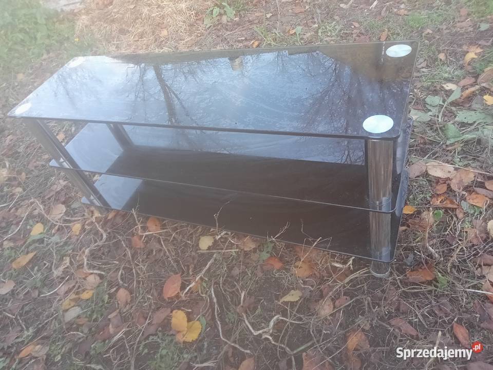 Szklany stolik pod telewizor Elektronika