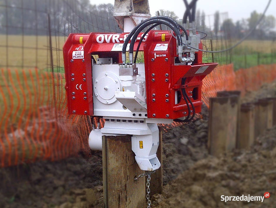 Wibromłoty na koparkach żurawiach duże małe Lublin