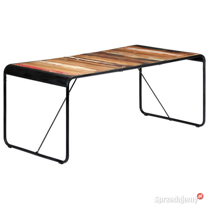 Stół do jadalni 180 x 90 x 76 lite drewno z Dom i Ogród
