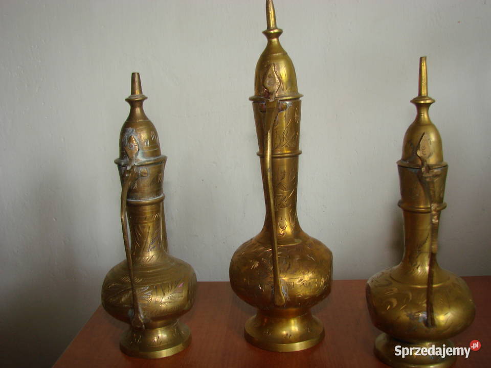mosiężny orientalny czajnik indyjski Pruszcz Gdański