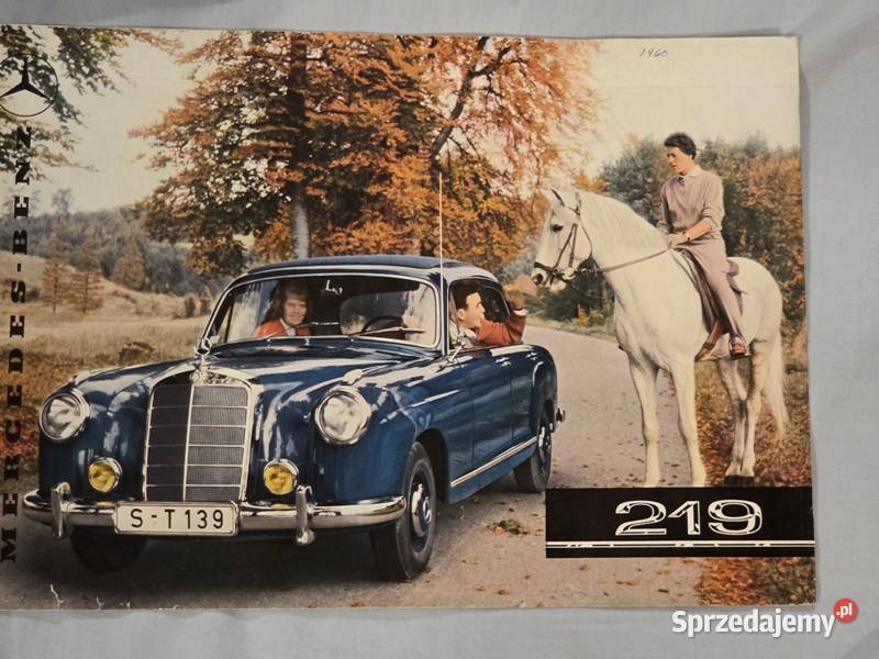 MERCEDES Ponton Książka Serwisowa Historyczna i miękka Poznań sprzedam