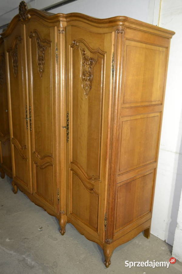 szafa ludwikowska 4 drzwiowa dąb śląskie
