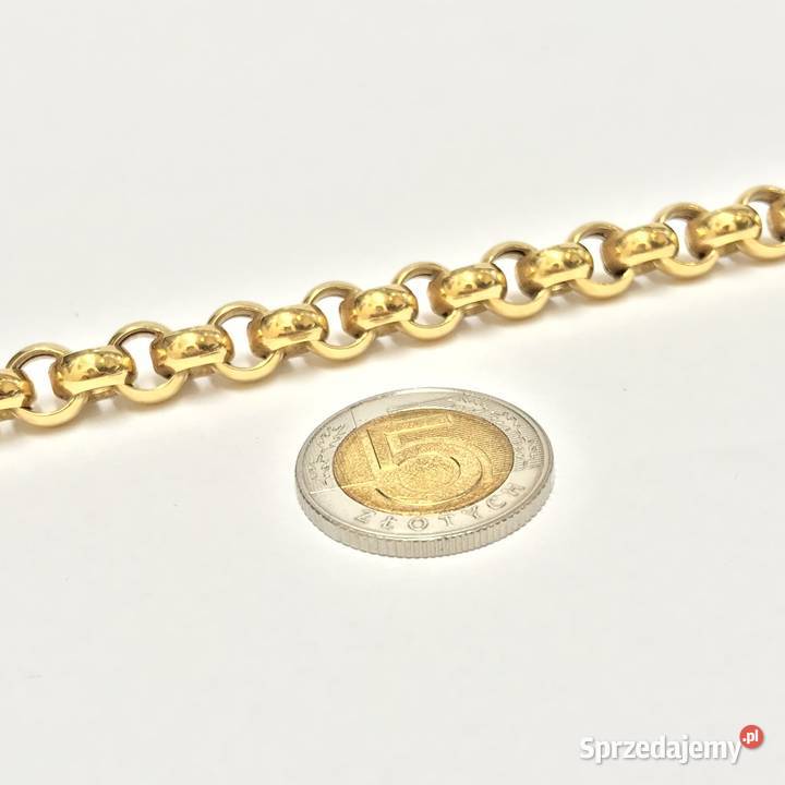 Złoty Łańcuszek damski NASZYJNIK 585 14K cudowny Łańcuszki Warszawa