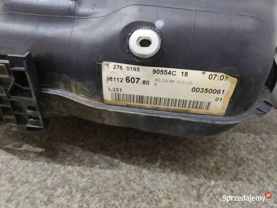 ZBIORNIK PALIWA BAK 20 HDI JUMPY PROACE