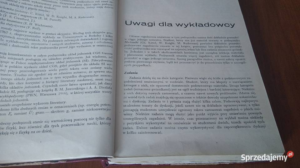 Elektryczność i magnetyzm Edward M Purcell Gdańsk