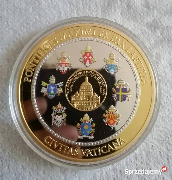 Medal gigant z papieżem Janem Pawłem II Gdynia sprzedam