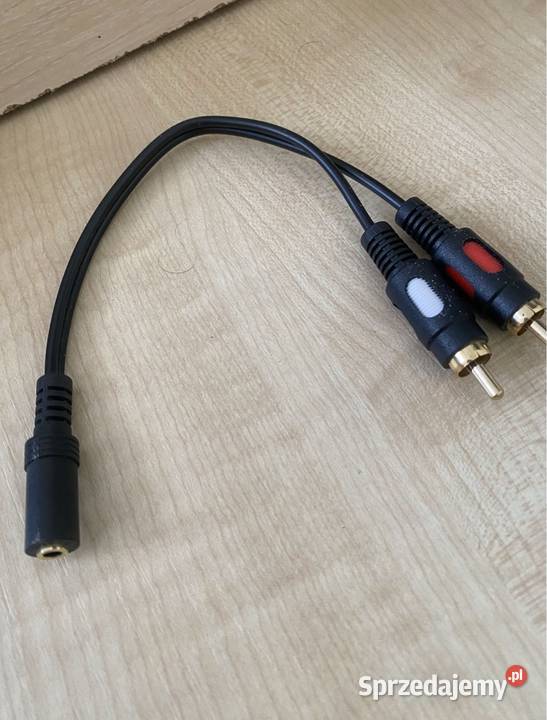 Przejściówka adapter gniazdo jack 63 2 x chinch Pozostałe Olsztyn