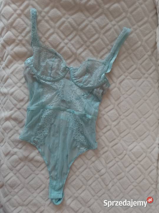 85C 38M ASOS DesignZmysłowe Body Koronkowe z zielony Kraków sprzedam