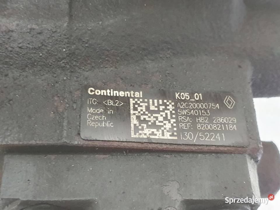 Renault Scenic II 15 DCI POMPA WTRYSKOWA paliwa