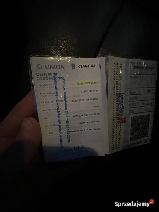 Mondeo mk4 kombi Samochody osobowe Skrzyszów