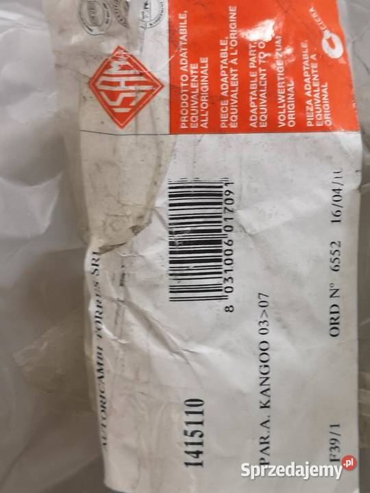 ZDERZAK PRZÓD RENAULT KANGOO II 20032007 NOWY