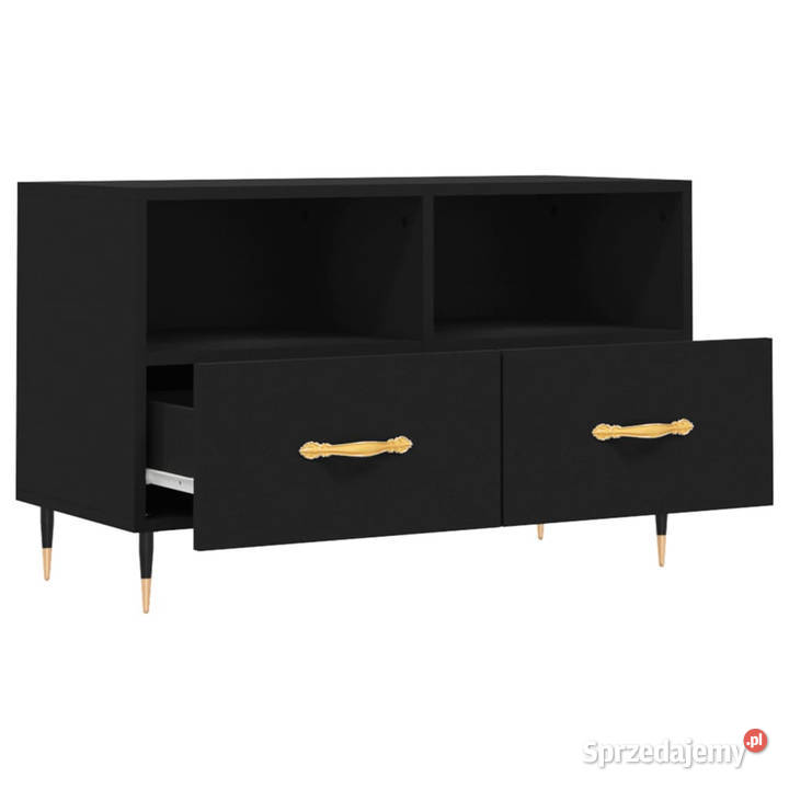 Szafka pod TV czarna 80x36x50 materiał sprzedam