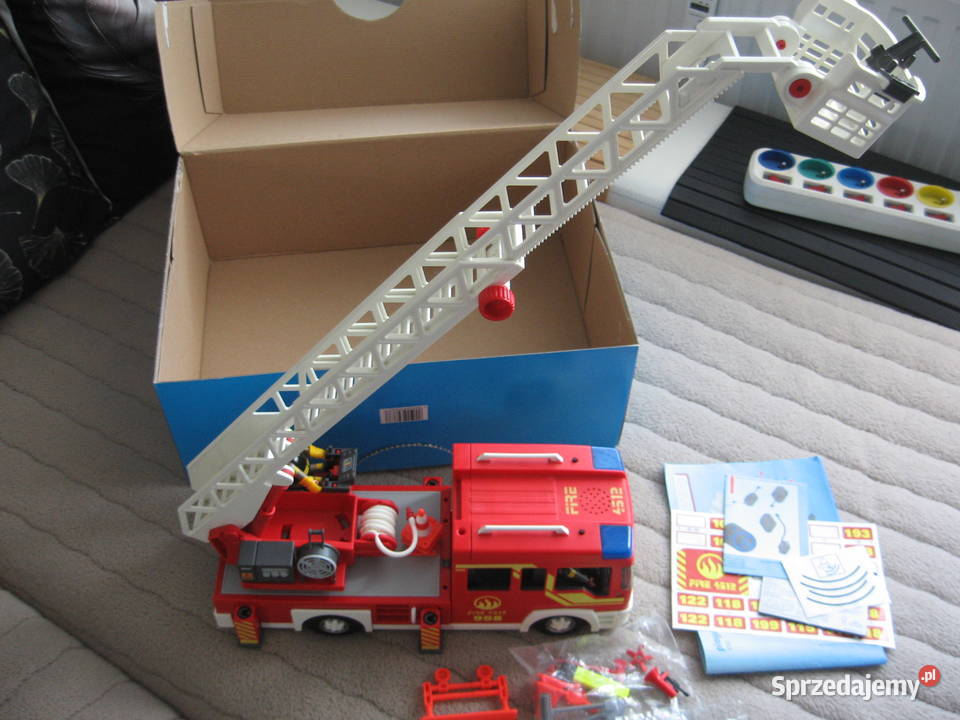 Samochód strażacki z drabiną Playmobil 5362 foto warmińsko-mazurskie Olsztyn