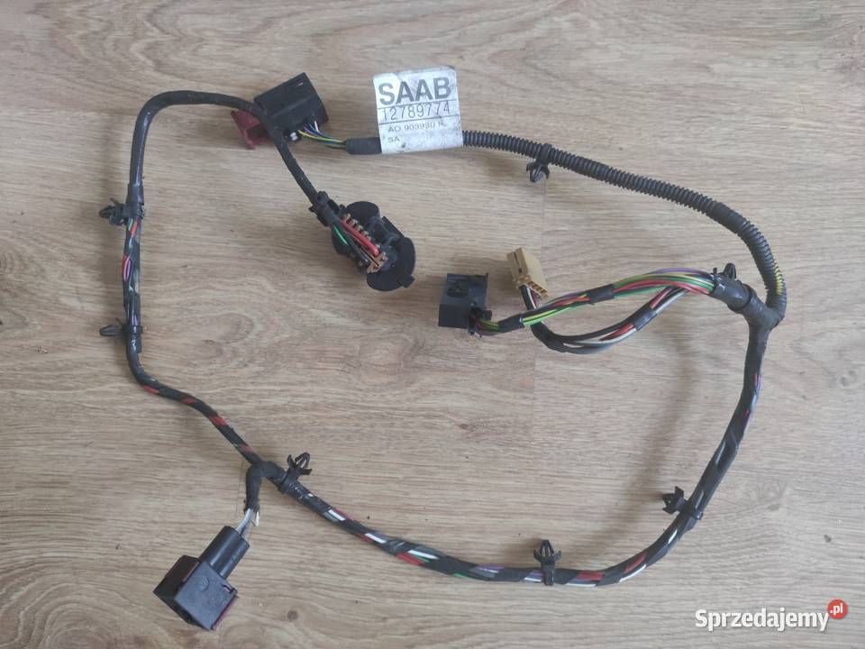 Saab 93 wiązka elektryczna tylnych lewych drzwi