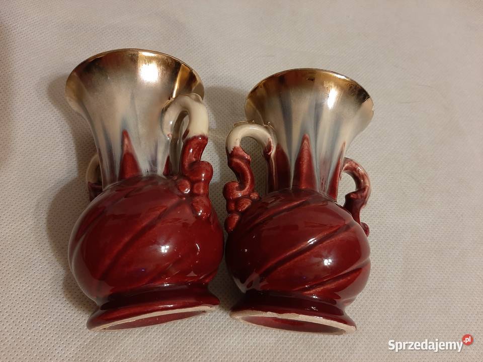 Wazony porcelanowe niemieckie sygnowane Porcelana i szkło kujawsko-pomorskie Inowrocław