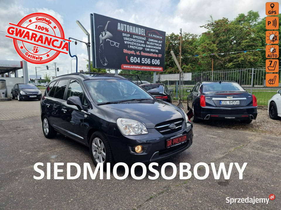 Kia Carens 20 Benzyna 144 Skóra Klima Grzane aluminiowe felgi Słupsk