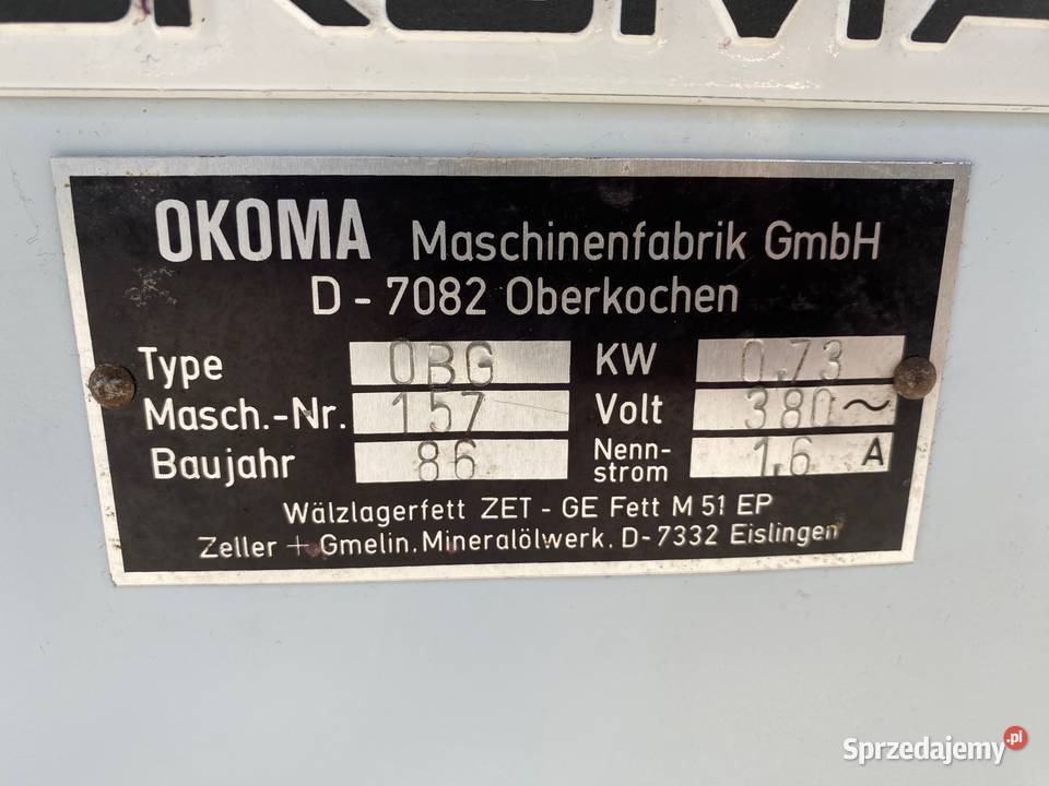 Wiertarka pionowa klamkownica OKOMA Maszyny Produkcja Kalwaria Zebrzydowska