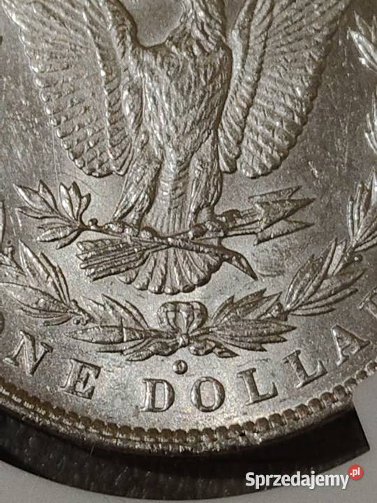 Moneta 1 Dolar Morgana 1880r Małe o Ostrów Mazowiecka
