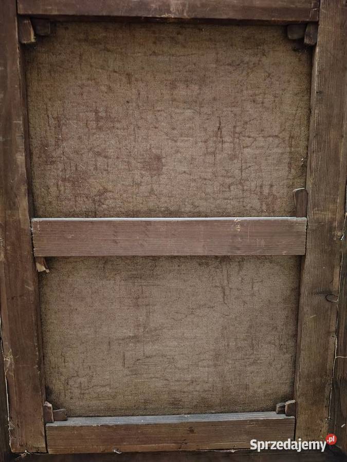 Park stary obraz olejny Kartuzy sprzedam