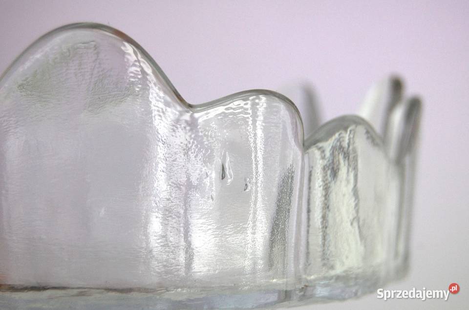 Kryształowa miska pień drzewa vintage design Lublin