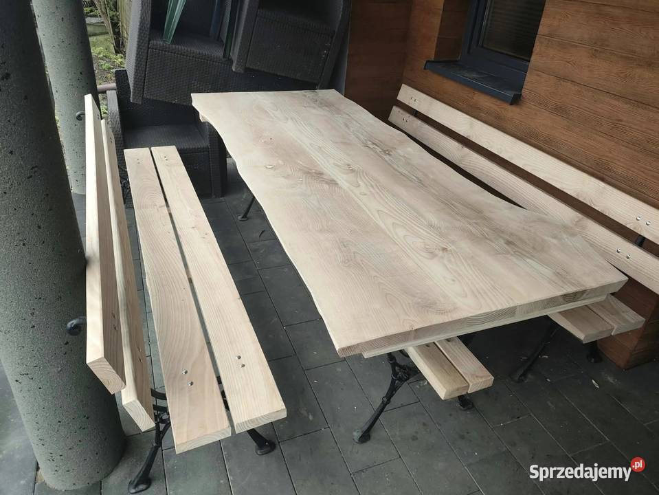Stół z ławkami lubelskie
