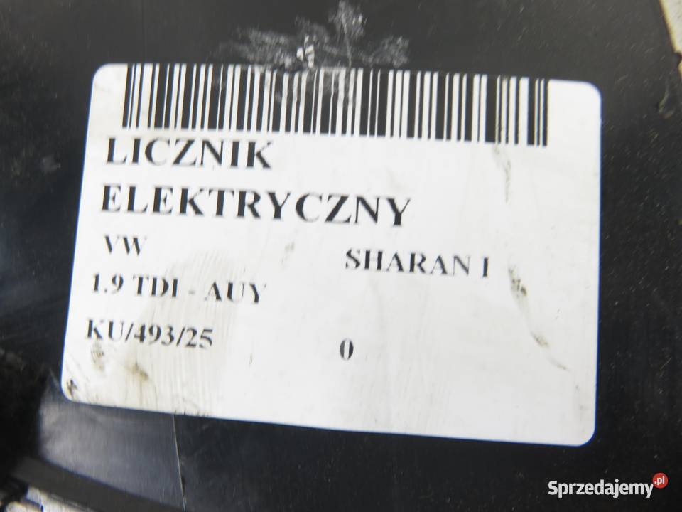 LICZNIK VW SHARAN I 19 TDI PD 115 AUY 7M3920840T osobowe