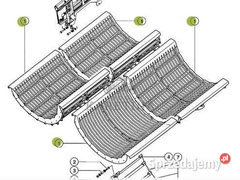 Claas Lexion 570 Klepisko Kosz Oddzielania Jastrzębniki