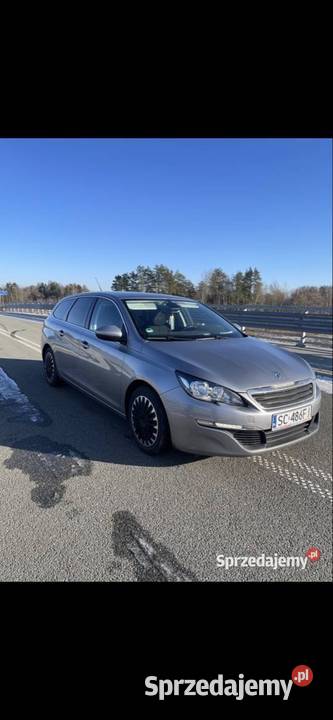 Peugeot 308 SW 16 BlueHDi 2015 Bogata historia diesel śląskie Blachownia