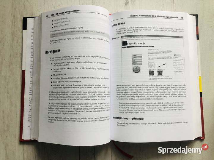 Książka XHTML i CSS Dostępne witryny internetowe Łódź sprzedam