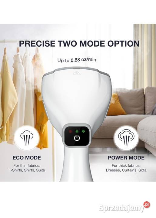 Parownica ręczna do ubrań 1500W Lublin