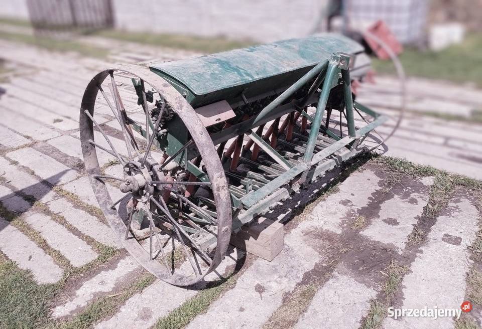 Siewnik zbożowy z zaczepem do ciągnika nieuszkodzony podlaskie Kolnica sprzedam