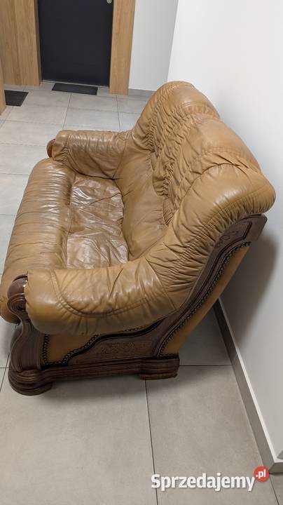 Sofa dwuosobowa skórzana Radomsko