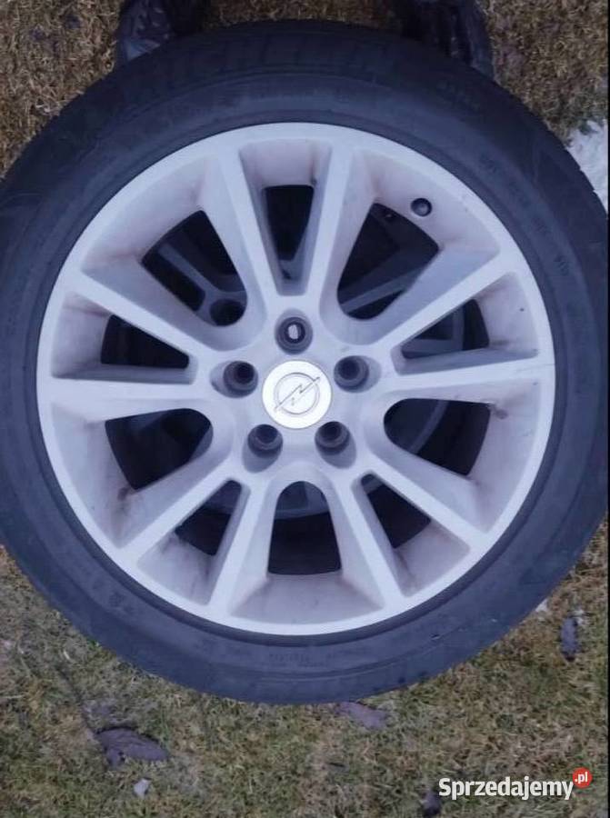Felgi 17 z oponami letnimi Opel 5x110 Średnica 17" lubelskie Zadworze