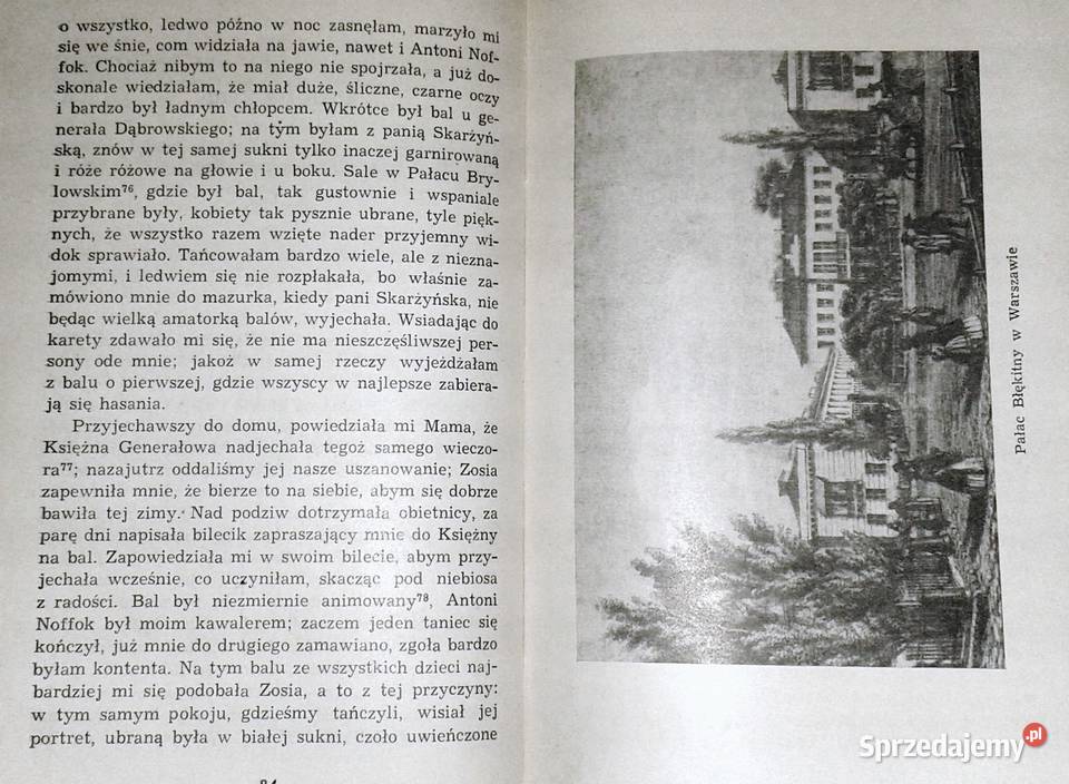 Historia mego życia Wspomnienia Warszawianki Chełm sprzedam