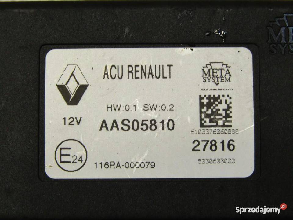 STEROWNIK MODUŁ ALARMU ALARM RENAULT MEGANE IV