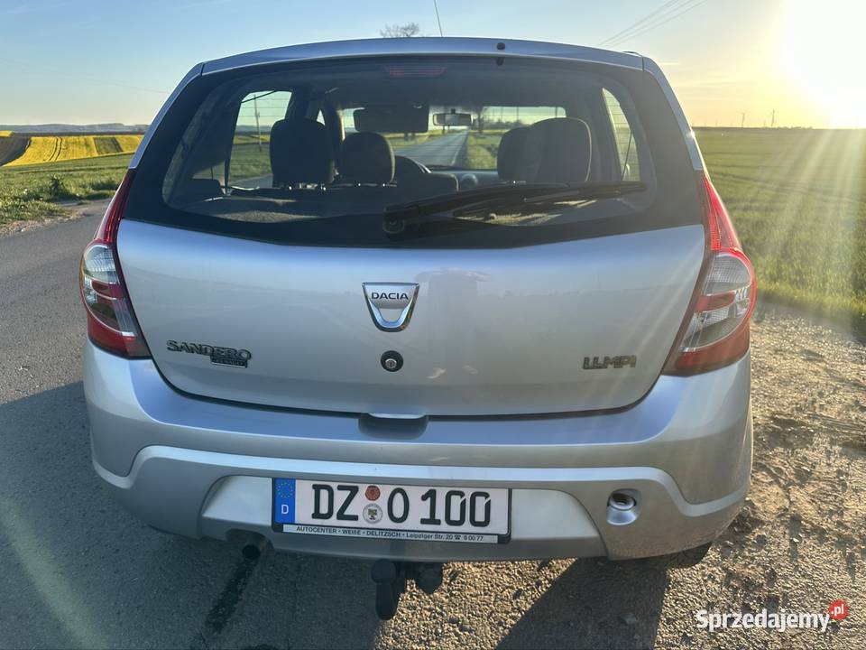 Dacia Sandero 14 MPi 75 101000 2009 z Niemiec wspomaganie kierownicy Przeworsk