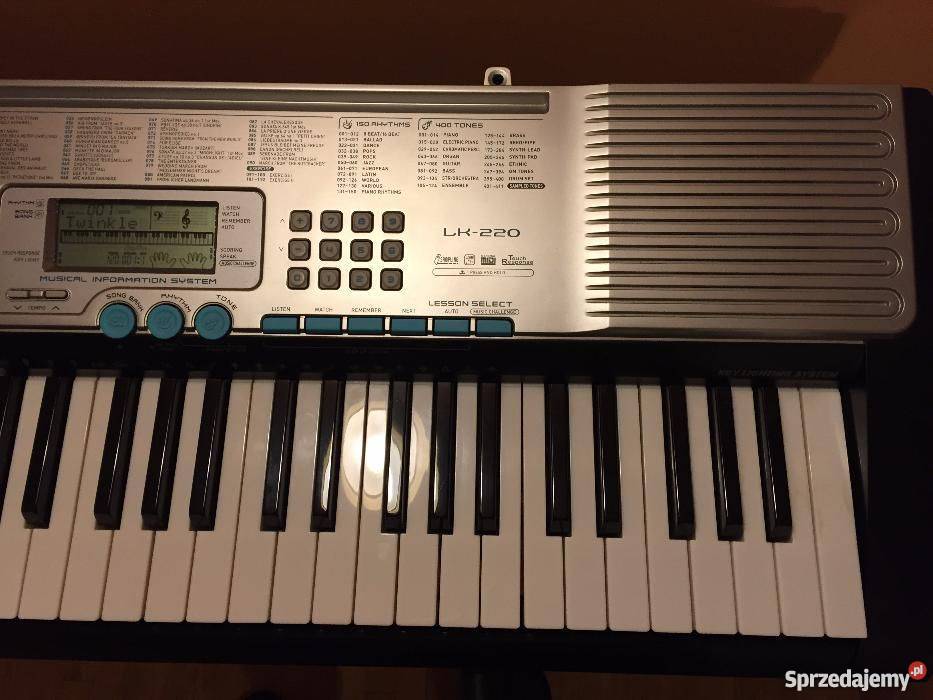 Casio LK220, świecący keyboard idealny dla początkujących Rzeszów