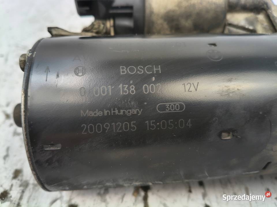 ROZRUSZNIK BMW E90 E87 20 i bosch 0001138002 Chełm sprzedam
