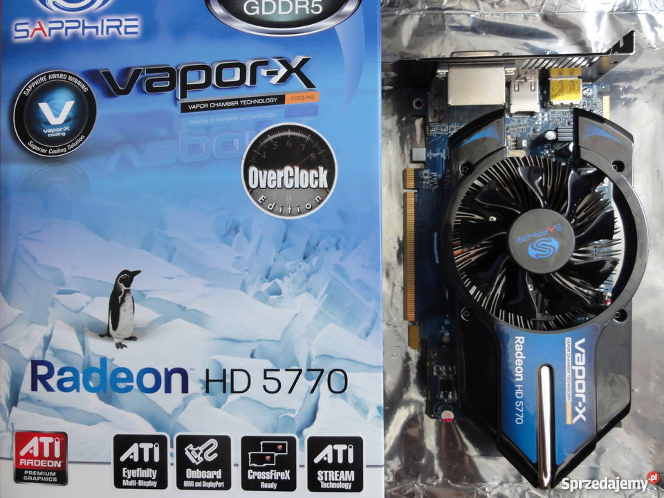 Sapphire Radeon HD 5770 VaporX 1GB GDDR5 Kraków