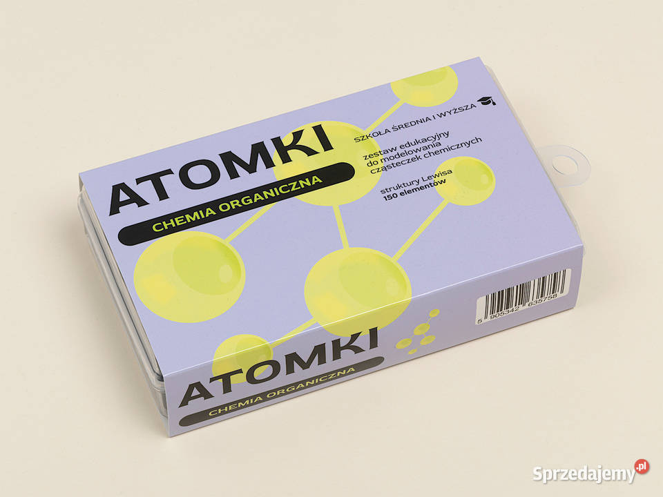 Modele atomów CHEMIA ORGANICZNA szkoła średnia Warszawa sprzedam