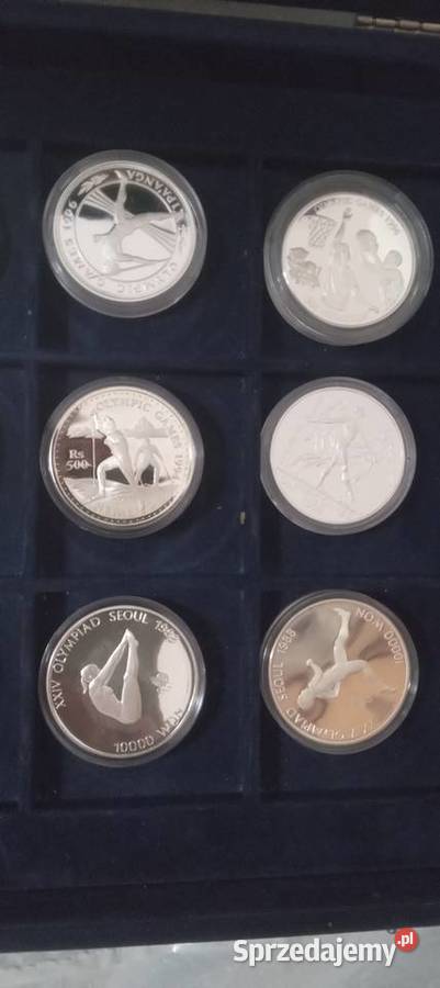 Uncjowe monety srebrne Łódź sprzedam